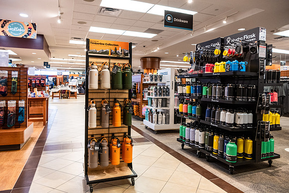 Photos of the interior of the Bookstore.