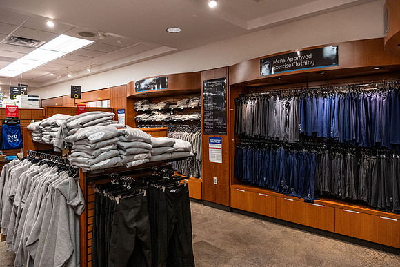 Photos of the interior of the Bookstore.