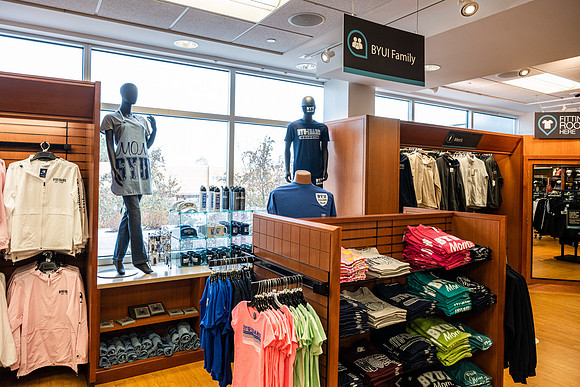 Photos of the interior of the Bookstore.
