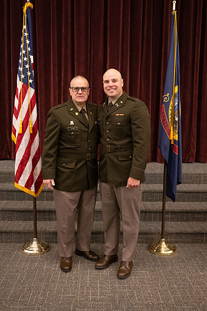 BYU-Idaho Army Reserve Officer Training Corps Fall Commissioning for Nathan Adams, Seth Gohnert and Greg Lachaga.