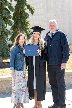 Graduates outside the Taylor Building