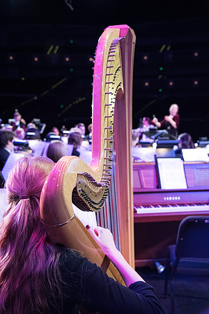 David Archuleta and Nathan Pacheco were the featured guests at BYU-Idaho's annual Christmas concert in the BYU-Idaho Center. They performed with the Symphony Orchestra, combined choirs, and other stud