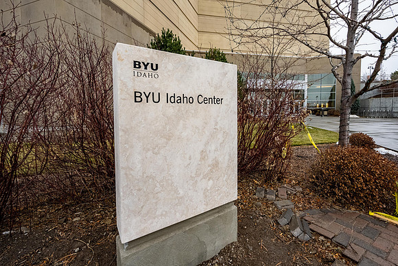 BYU-Idaho new building signage