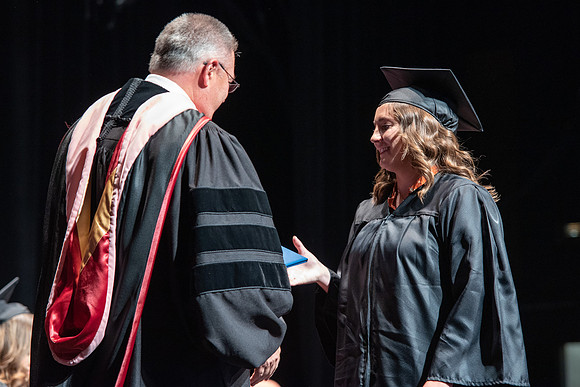 Graduates during Interdisciplinary Studies convocation.