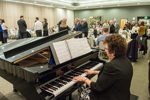 Emeritus Breakfast, Nov 2018, BYU-Idaho Alumni Award of excellence was awarded to Jon Beesley.