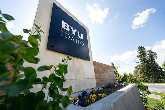BYU-Idaho Sign - May 2025