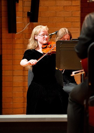 The BYU-Idaho department of music presented the Symphony Orchestra held in the Barrrus Concert Hall.