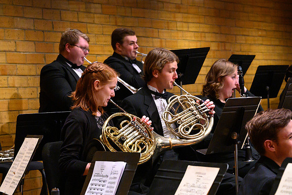 The BYU-Idaho Symphony Orchestra preformed a concert under the direction of Dr. Robert Tueller. The concert included pieces from Nikolai Rimsky-Korsakov Scheherazade and Ludwig van Beethoven.