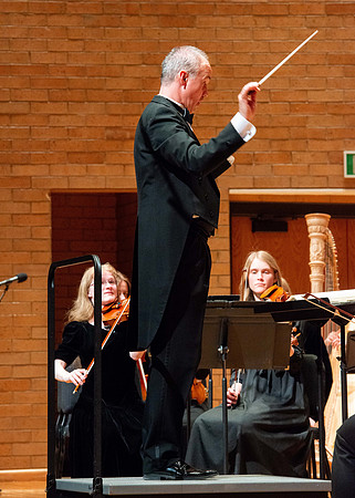 The BYU-Idaho department of music presented the Symphony Orchestra held in the Barrrus Concert Hall.
