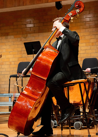 The BYU-Idaho department of music presented the Symphony Orchestra held in the Barrrus Concert Hall.