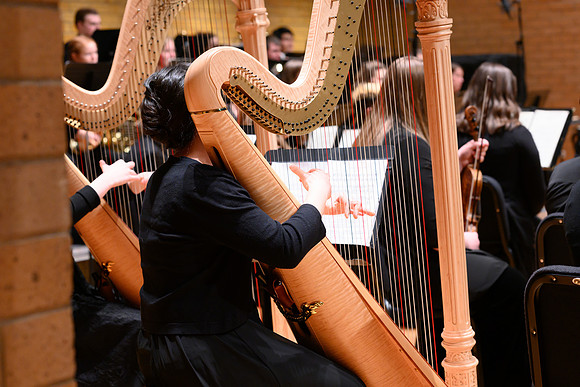 The BYU-Idaho Symphony Orchestra preformed a concert under the direction of Dr. Robert Tueller. The concert included pieces from Nikolai Rimsky-Korsakov Scheherazade and Ludwig van Beethoven.