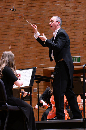 The BYU-Idaho Symphony Orchestra preformed a concert under the direction of Dr. Robert Tueller. The concert included pieces from Nikolai Rimsky-Korsakov Scheherazade and Ludwig van Beethoven.