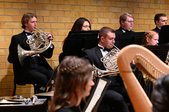 The BYU-Idaho Symphony Orchestra preformed a concert under the direction of Dr. Robert Tueller. The concert included pieces from Nikolai Rimsky-Korsakov Scheherazade and Ludwig van Beethoven.