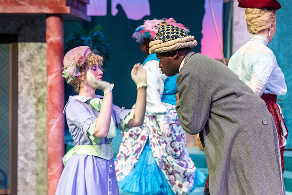 Dress rehearsal for Theater production, Comedy of Errors.