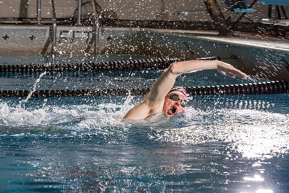 Swimming Pool fitness banner photoshoot.