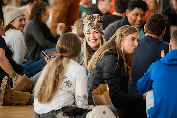 New BYUI students participate in service projects during Get Connected in the Winter 2022 semester.