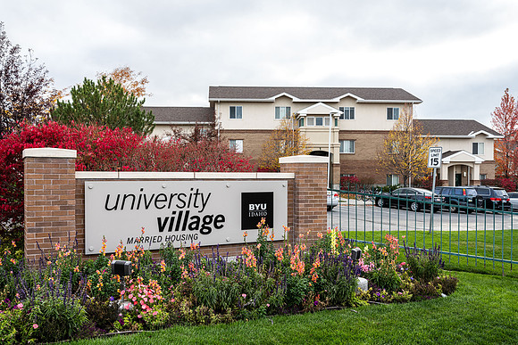University Village married student housing.