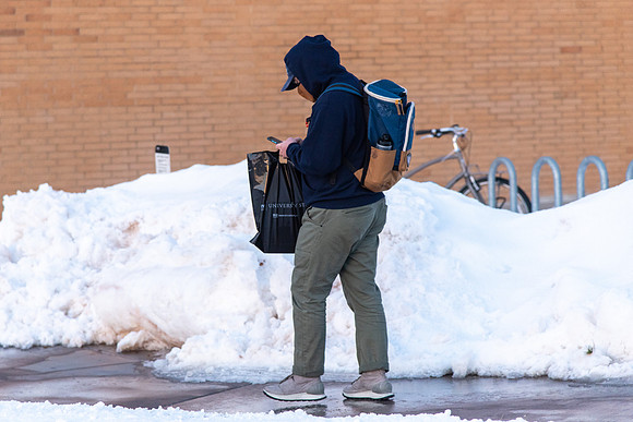 Student on campus - Jan 2021