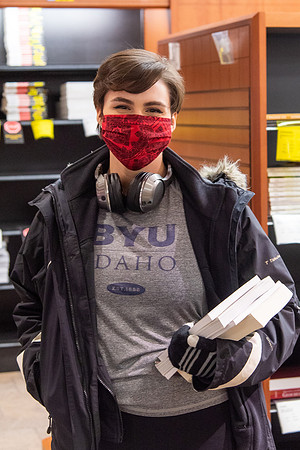 Student on campus - Jan 2021