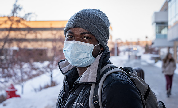 Students back to school for Winter semester. Jan 2021