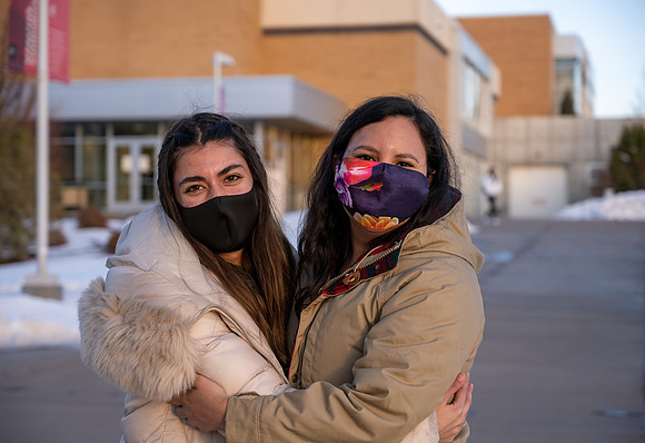 Students back to school for Winter semester. Jan 2021