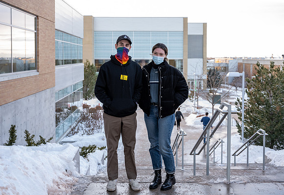 Students back to school for Winter semester. Jan 2021