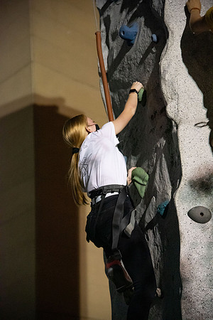 Students enjoy activities while wearing face masks to kick off the fall semester.