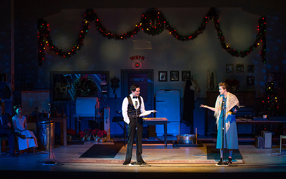 It's a Wonderful Life: A Live Radio Play, comes to life on stage at the Snow Drama Theater at BYU-Idaho.  It was written by Joe Landry and directed by Roger Merrill.