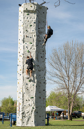 Beaver Dick Park Rock Wall Set Up - May 2025