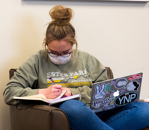 Student on campus - Jan 2021