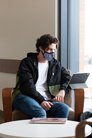 Student on campus - Jan 2021