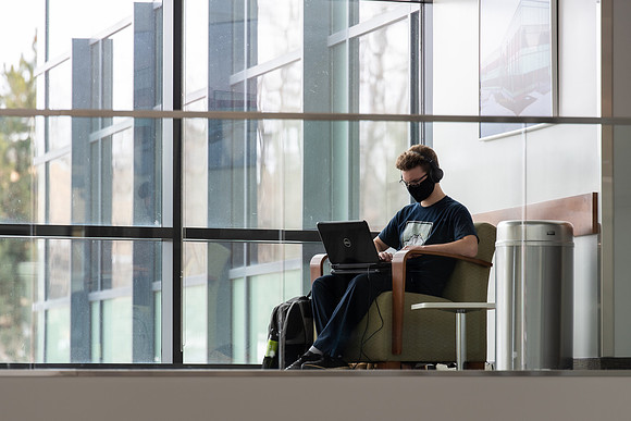 Student on campus - Jan 2021