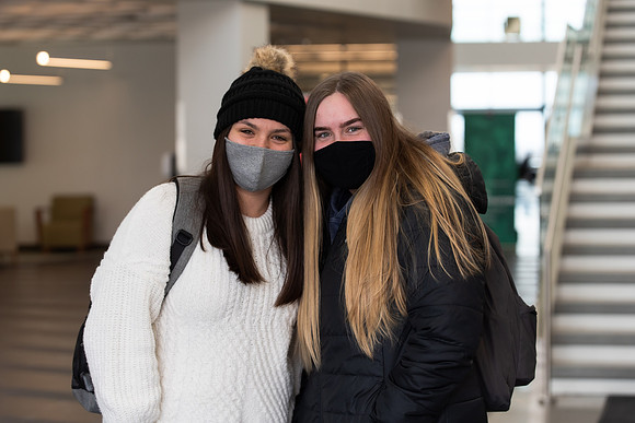 Student on campus - Jan 2021