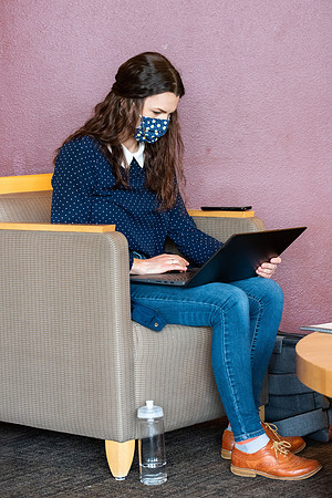 Student on campus - Jan 2021