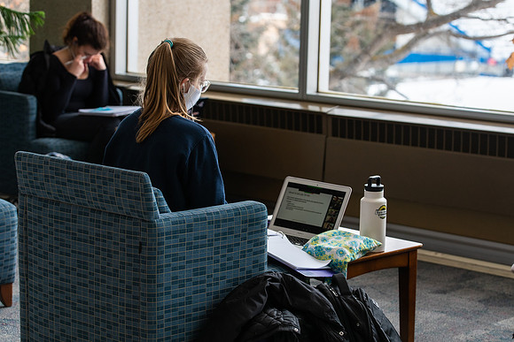 Student on campus - Jan 2021