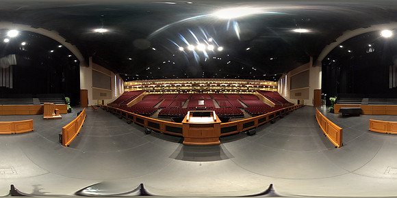 360 photos of the BYU-I Center auditorium.