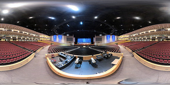 360 photos of the BYU-I Center auditorium.