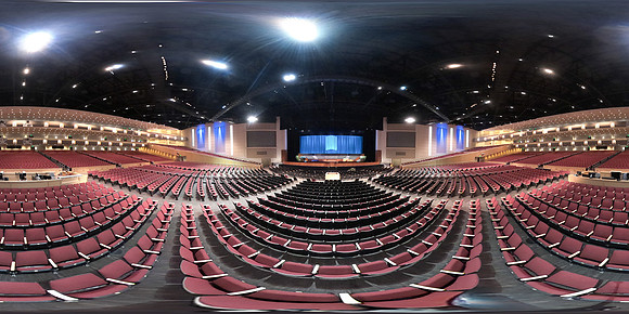 360 photos of the BYU-I Center auditorium.