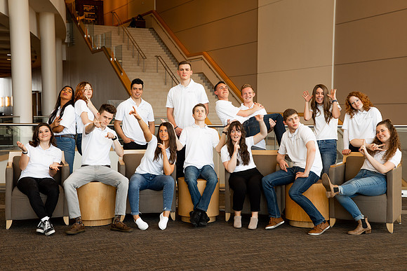 Members of the BYUI Student Living Council.