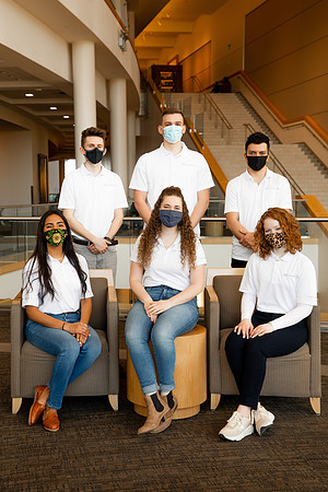 Members of the BYUI Student Living Council.