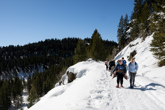 Snowshoeing at Bear Gulch - Mar 2025
