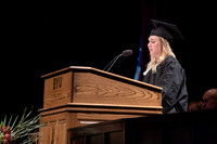 Graduates during convocation for the College of Performing and Visual Arts.