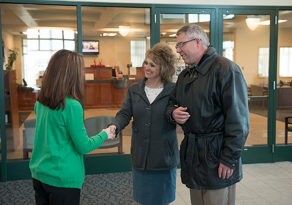 Beehive Credit Union marketing photos with Brent & Gaylynn Bean.