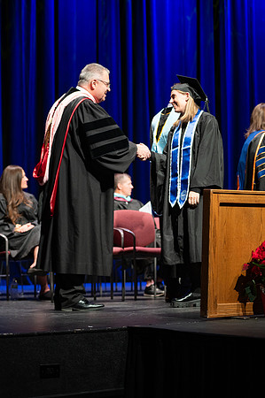 Graduates during convocation for the College of Academic Success & Interdisciplinary Studies. Speakers: Kevin Brower, Jenna Kate Wilson, Tyler Christensen