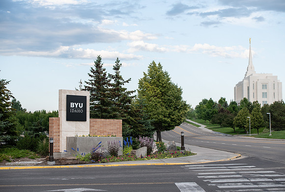 BYU-Idaho Sign - July 2023
