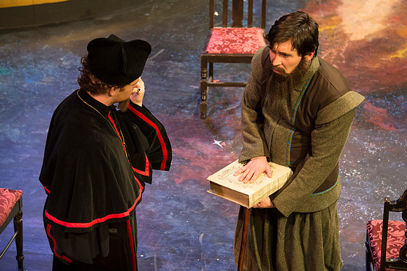 Stavis' play examines the process by which Galileo was put on religious trial, found guilty, and punished for his thoughts and actions. As it chronicles one man's attempts to expand the frontiers of h