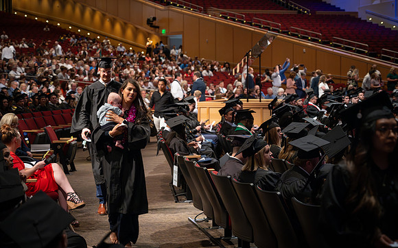 BYU-Idaho graduates participate in Convocation for the College of Business and Communication