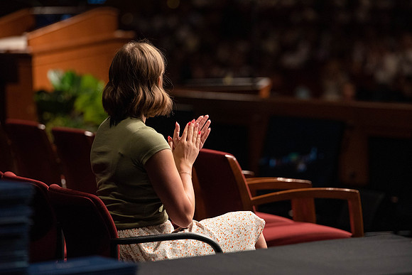 Students graduating from the class of July 2023, at BYU-Idaho. Elder Bedner gives the commencement speech.