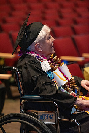 Students graduating from the class of July 2023, at BYU-Idaho. Elder Bedner gives the commencement speech.