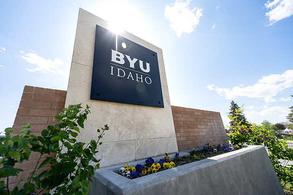 BYU-Idaho Sign - May 2025
